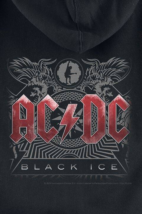 EMP "Metal-Kids - Black Ice" Kinder-Kapuzenjacke schwarz von AC/DC Saisonale Angebote