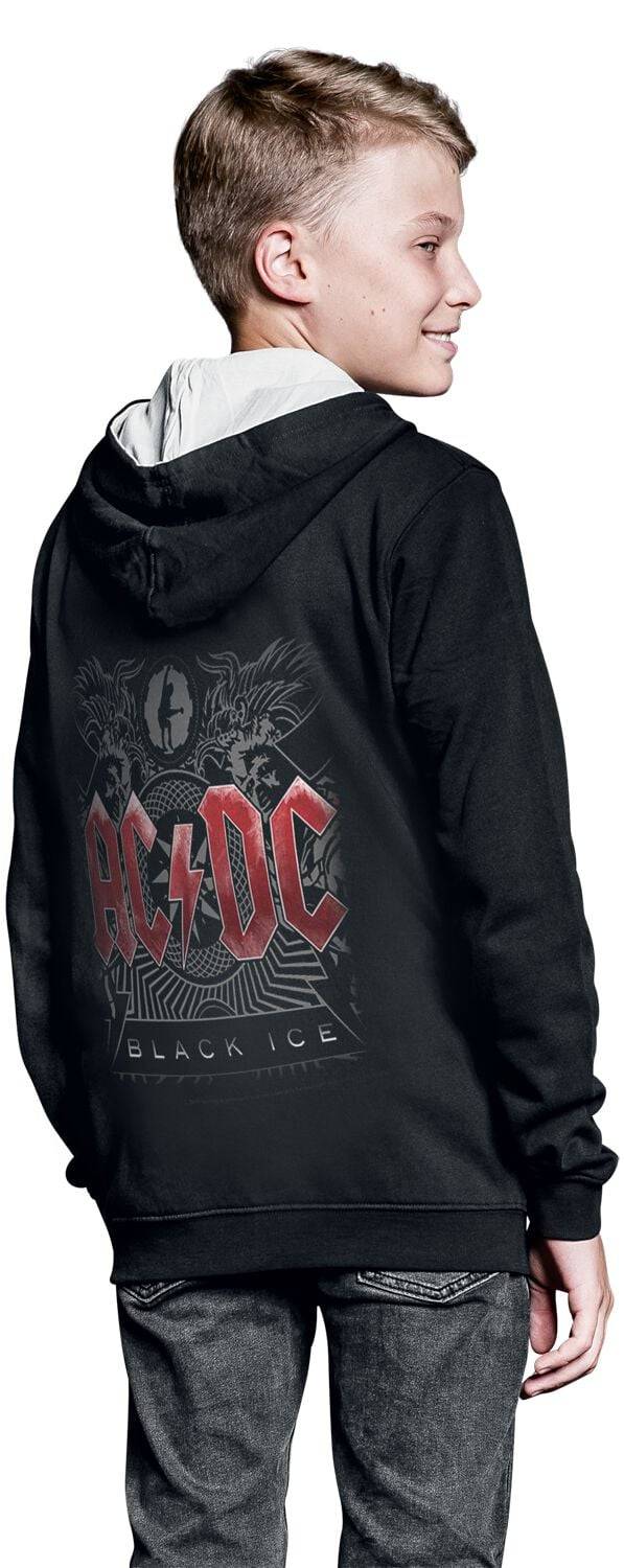 EMP "Metal-Kids - Black Ice" Kinder-Kapuzenjacke schwarz von AC/DC Saisonale Angebote