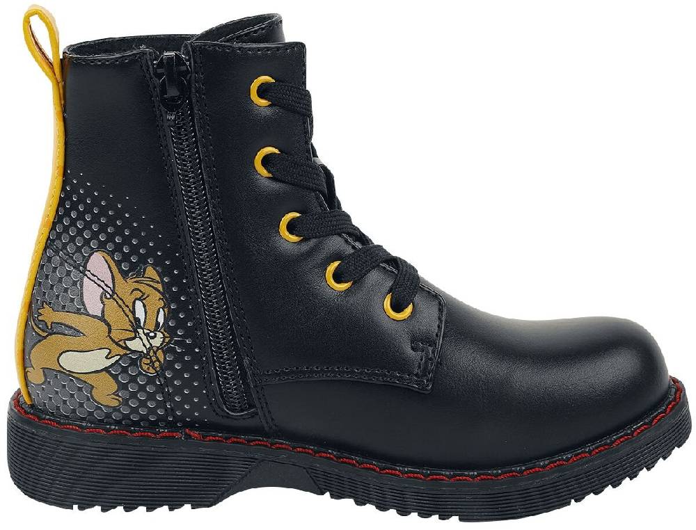 EMP "Kids - Cheese" Kinder Boots schwarz von Tom And Jerry Räumungsverkauf