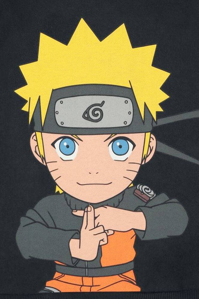 EMP "Kids - Shippuden - Naruto Uzumaki" Sweatshirt schwarz von Naruto Tiefpreis