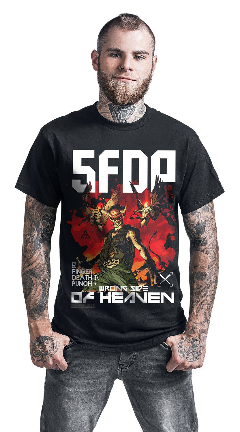 EMP "Anniversary Wrong Side Of Heaven" T-Shirt schwarz von Five Finger Death Punch Nur für heute