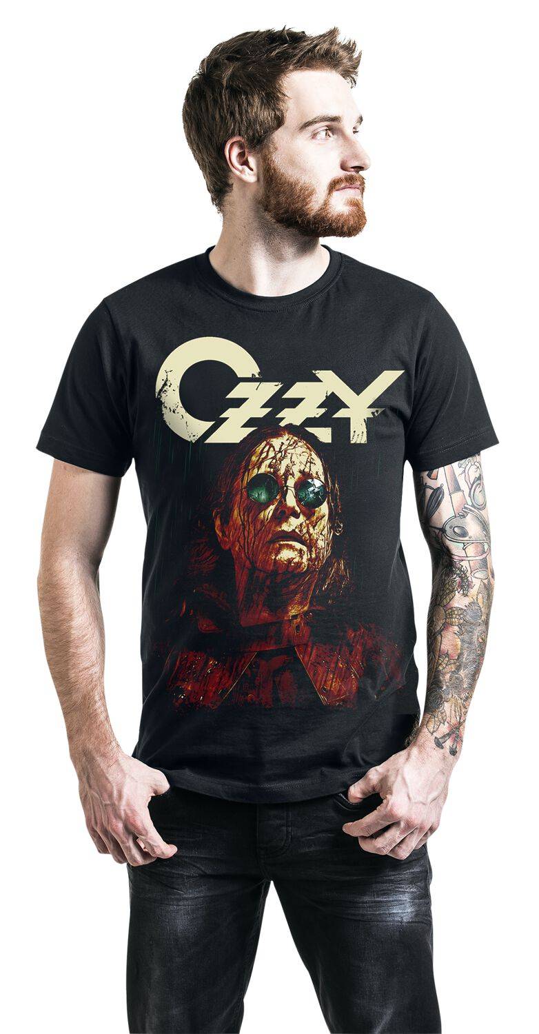 EMP "Black rain" T-Shirt schwarz von Ozzy Osbourne Discount Store für neue Produkte