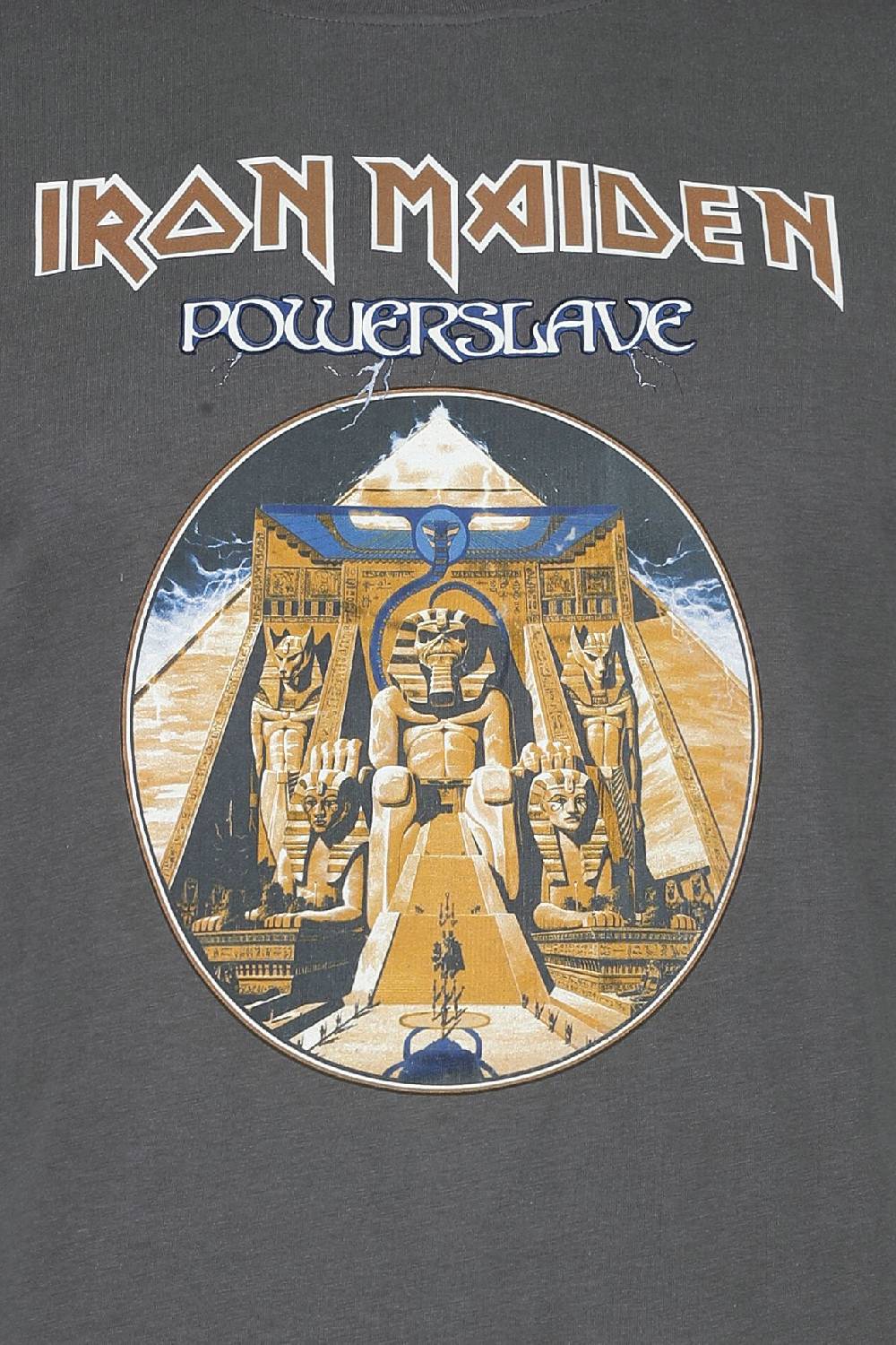 EMP "Powerslave" T-Shirt grau von Iron Maiden Hotsell