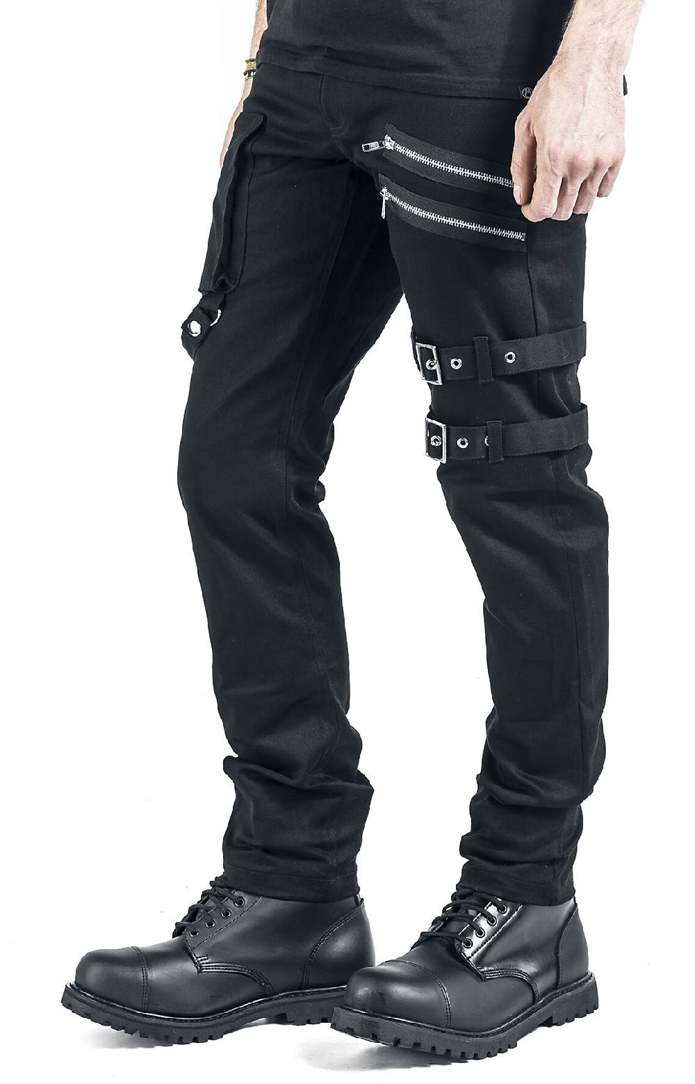 EMP "Ice Breaker" Jeans schwarz von Vixxsin Schlussverkauf