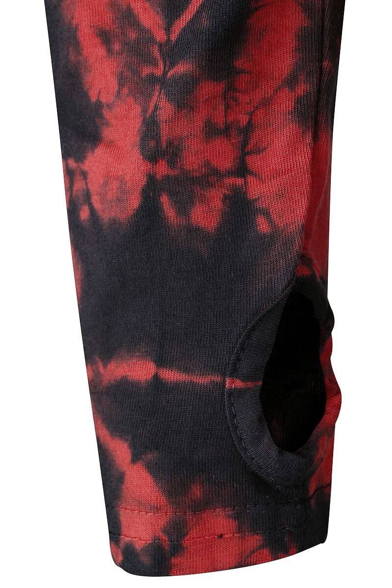 EMP "Morrigan Hood" Kapuzenpullover rot/schwarz von Innocent Kostenloser Versand