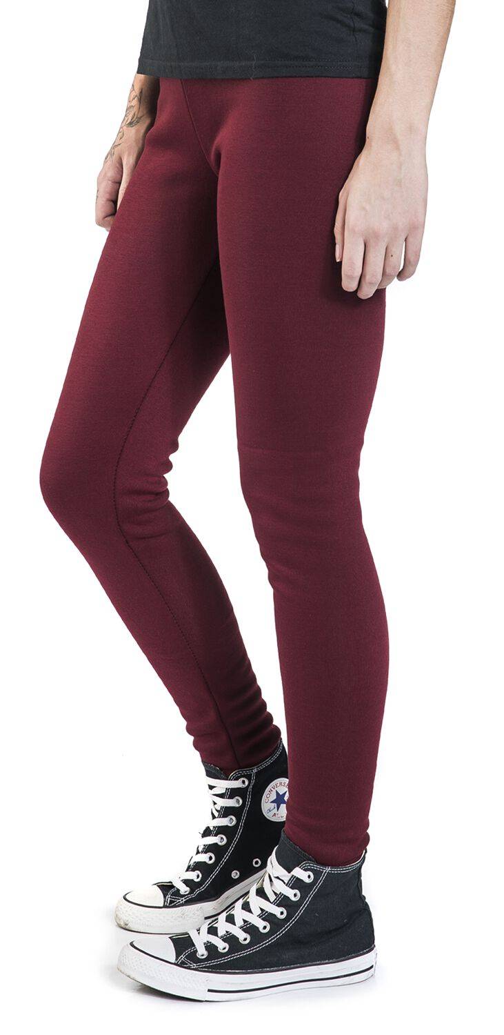 EMP "Gefütterte Winterleggings" Leggings rot von Ocultica Großer Ausverkauf