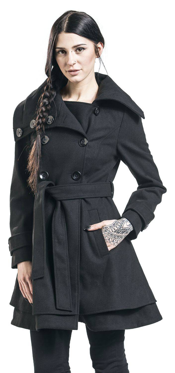 EMP Wintermantel schwarz von Black Premium by EMP Exklusivangebot