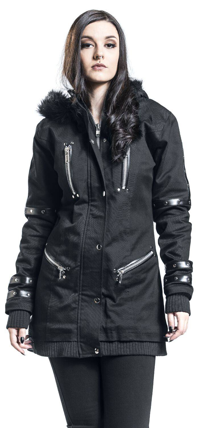 EMP Winterjacke schwarz von Gothicana by EMP Cyber Monday