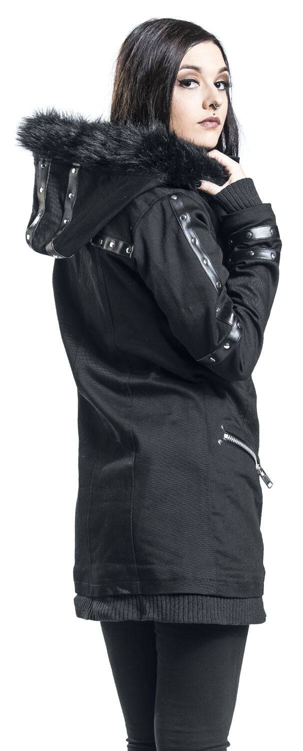 EMP Winterjacke schwarz von Gothicana by EMP Cyber Monday