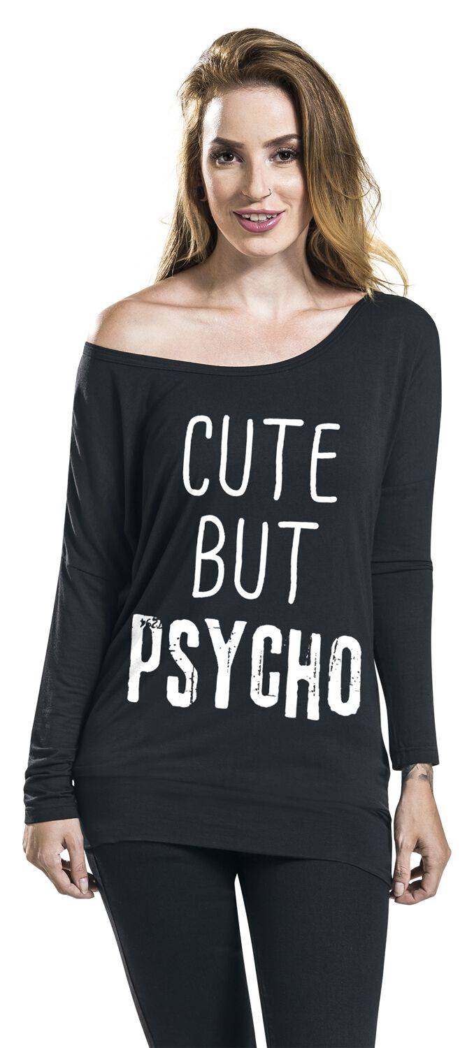 EMP "Cute But Psycho" Langarmshirt schwarz von Cute But Psycho Weihnachtsangebot
