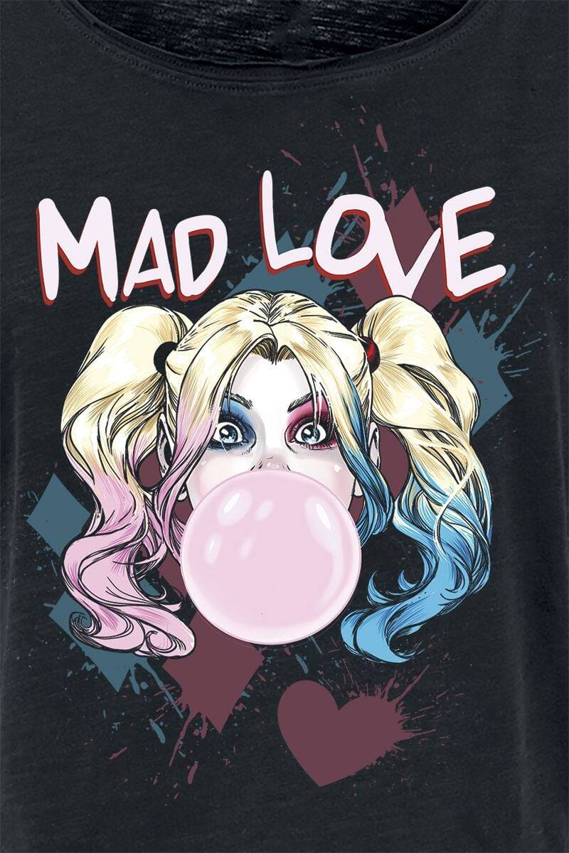EMP "Mad Love" T-Shirt schwarz von Harley Quinn Valentinstagsangebot