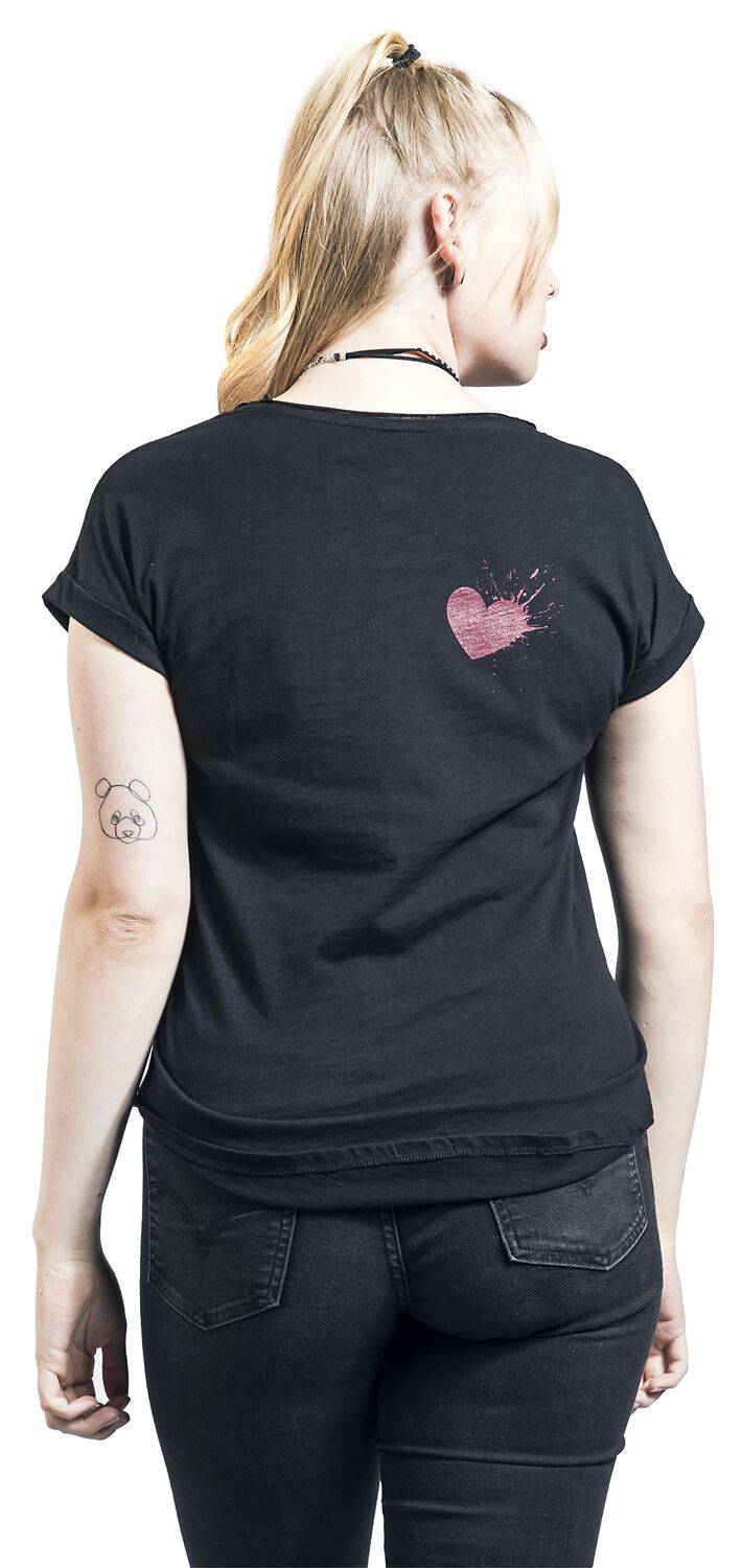 EMP "Mad Love" T-Shirt schwarz von Harley Quinn Valentinstagsangebot