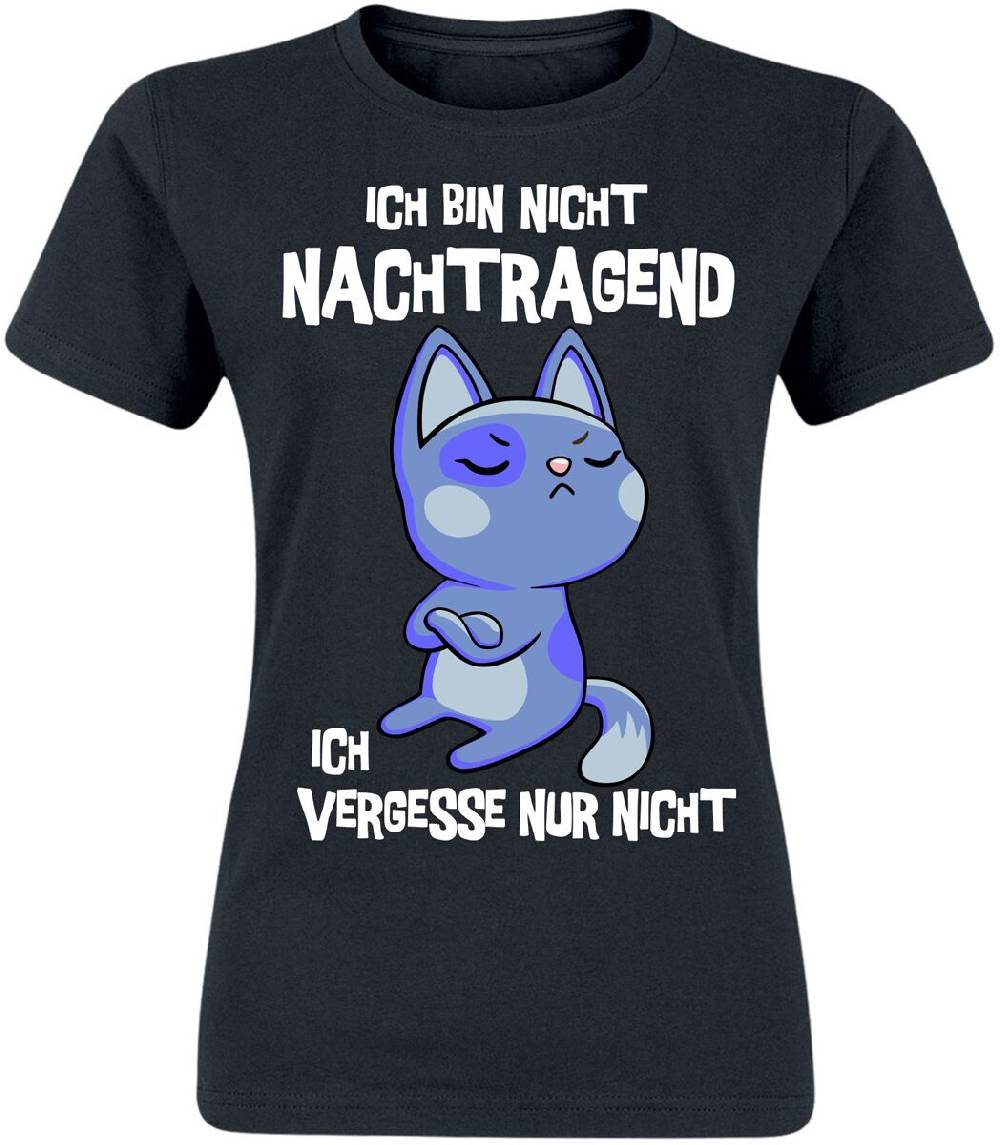 EMP "Ich bin nicht nachtragend" T-Shirt schwarz von Tierisch Neueste Mode