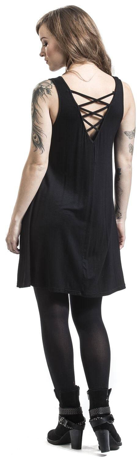 EMP "Top Lace Back" Kurzes Kleid schwarz von Black Premium by EMP Exklusive Angebote