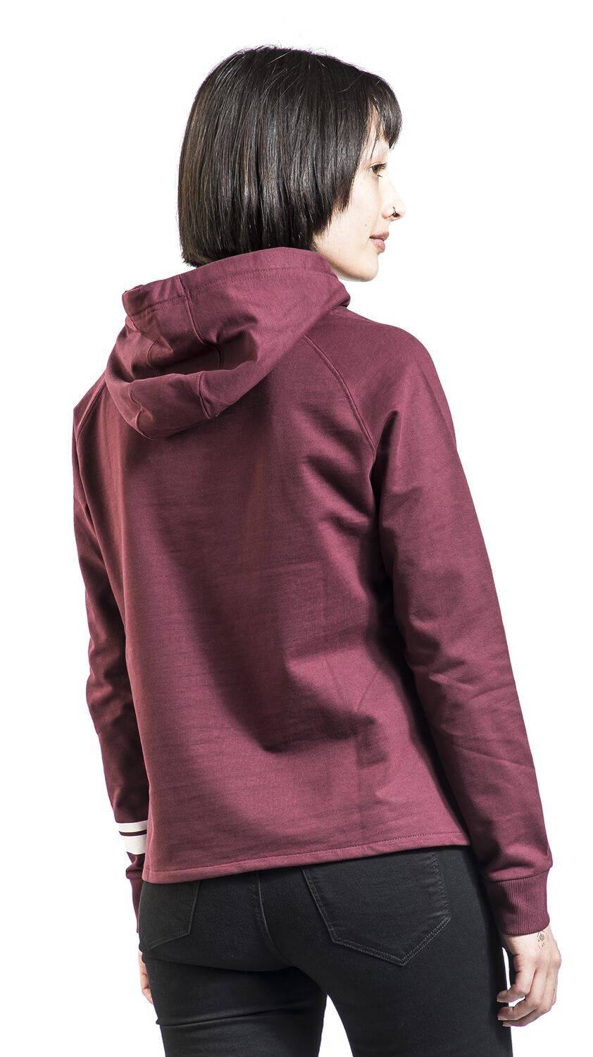 EMP "CALLANISH" Kapuzenpullover dunkelrot von Lonsdale London Saisonale Angebote