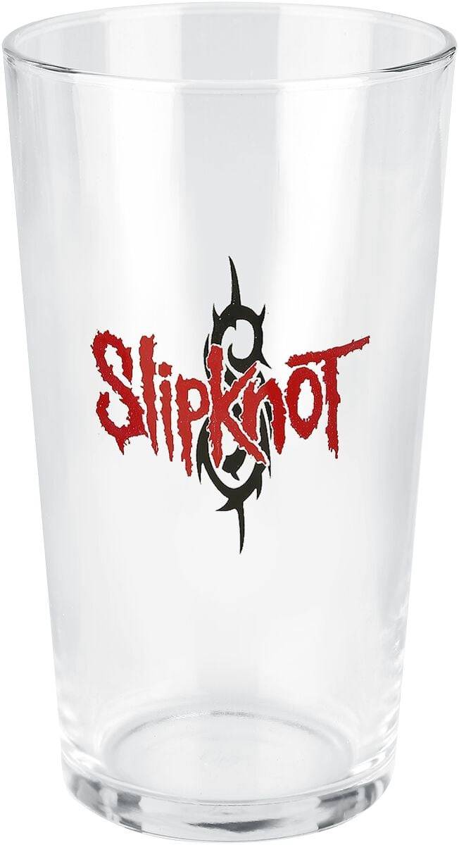 EMP "Slipknot Logo" Bierglas klar von Slipknot Räumungsverkauf