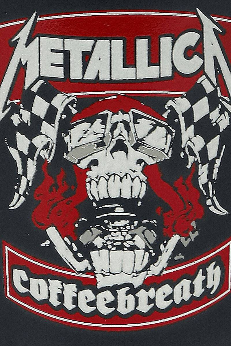 EMP "Coffeebreath" Tasse mattschwarz von Metallica Kauf eins, bekomm eins gratis