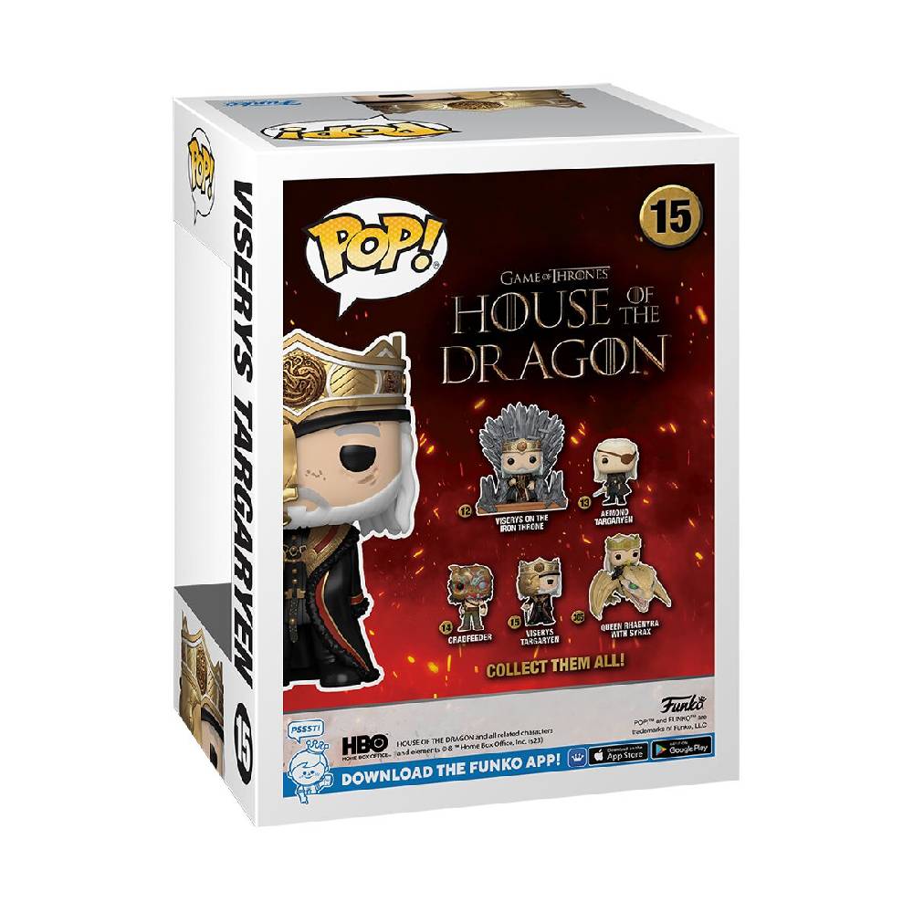 EMP "Viserys Targaryen (Chase Edition möglich!) Vinyl Figur 15" Funko Pop! multicolor von House Of The Dragon Kostenlose Rückgabe