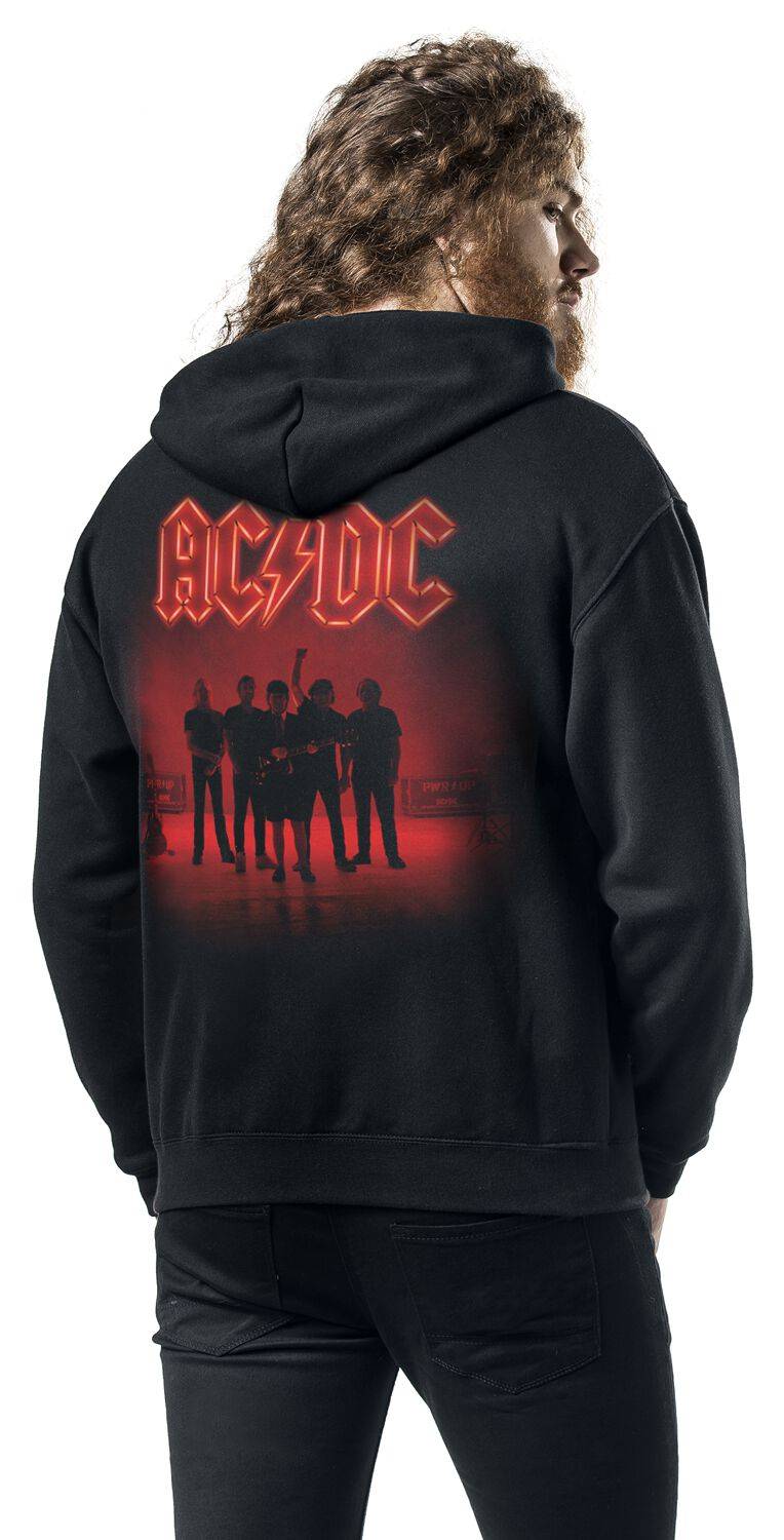 EMP "PWR Up" Kapuzenjacke schwarz von AC/DC Bis zu 50% Rabatt