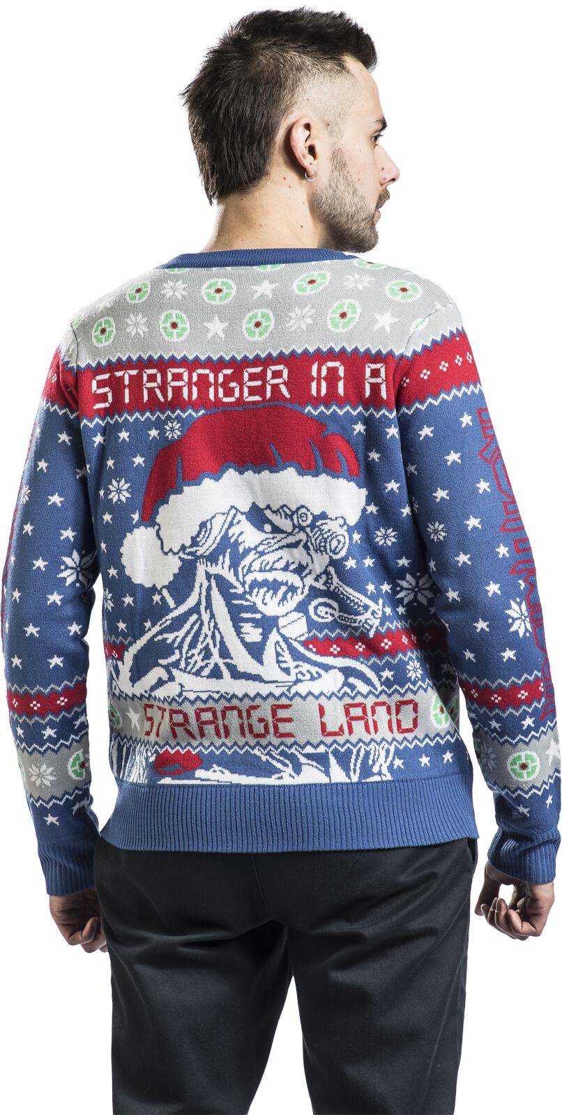 EMP "Holiday Sweater 2024" Weihnachtspullover multicolor von Iron Maiden Vierteljährliche Förderung