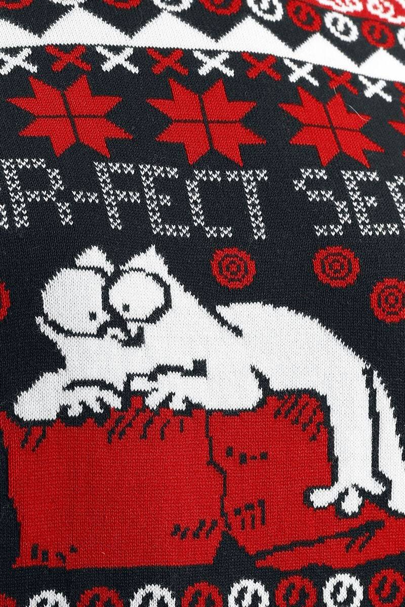 EMP "Simon`s Cat - Karton" Weihnachtspullover multicolor von Simon's Cat Riesige Rabatte