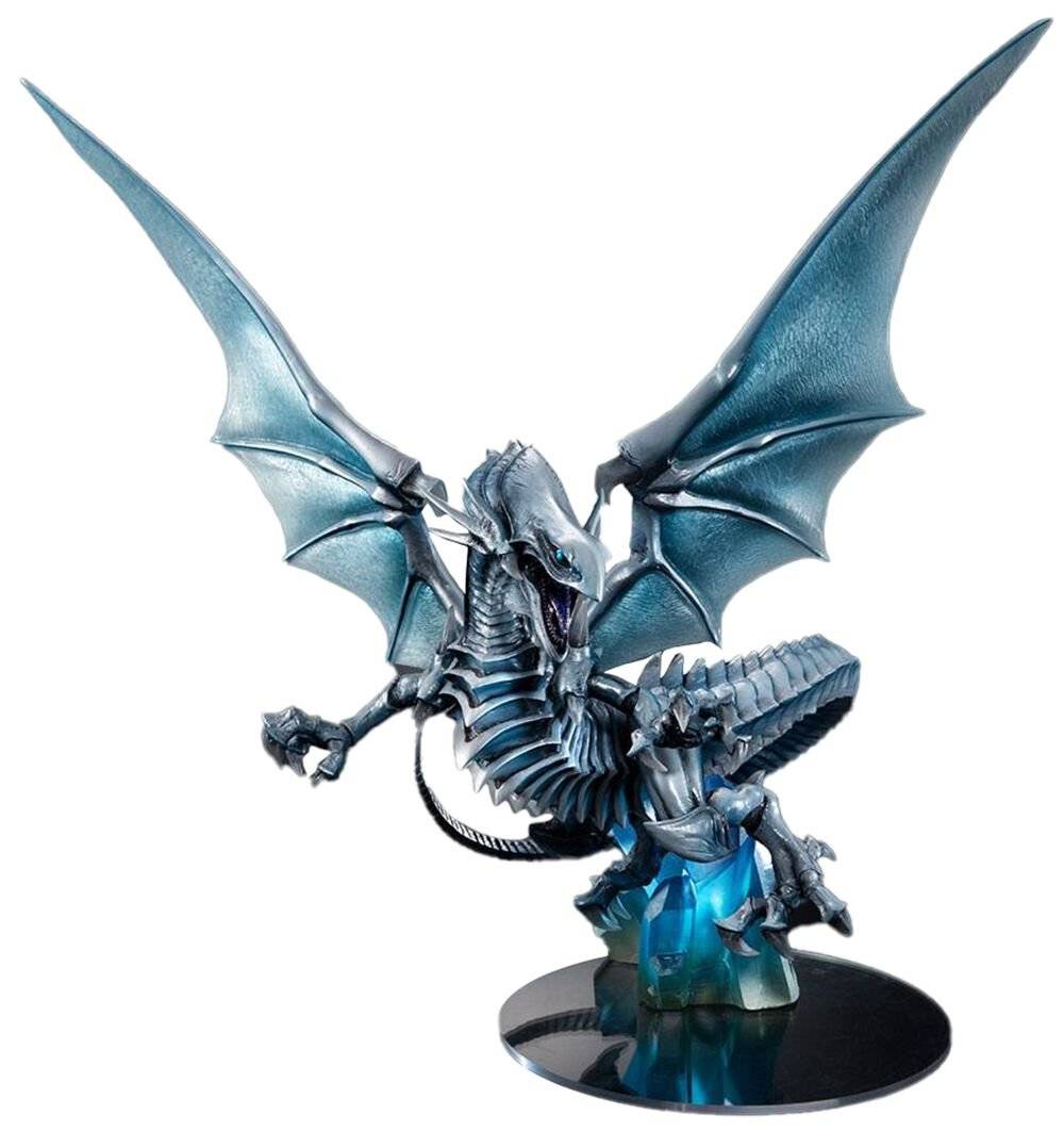 EMP "Duel Monsters Art Work - Blauäugiger weißer Drache (Holographic Edition)" Statue multicolor von Yu-Gi-Oh! im Angebot