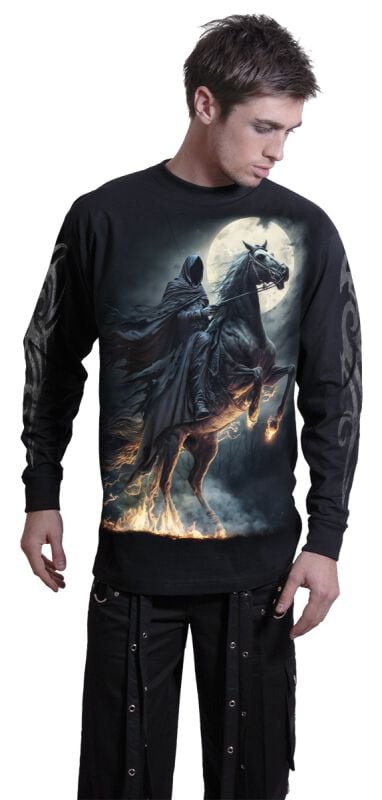 EMP "Shadow Rider" Langarmshirt schwarz von Spiral Günstig kaufen