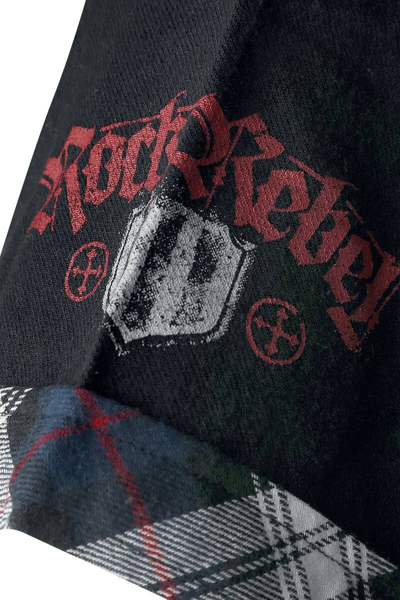 EMP Kurzarmhemd schwarz von Rock Rebel by EMP Osterangebot