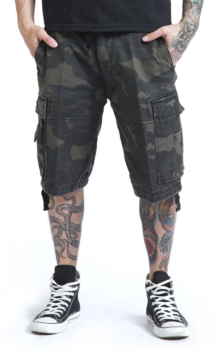 EMP "Vintage Shorts" Short darkcamo von Brandit Jubiläumsangebot