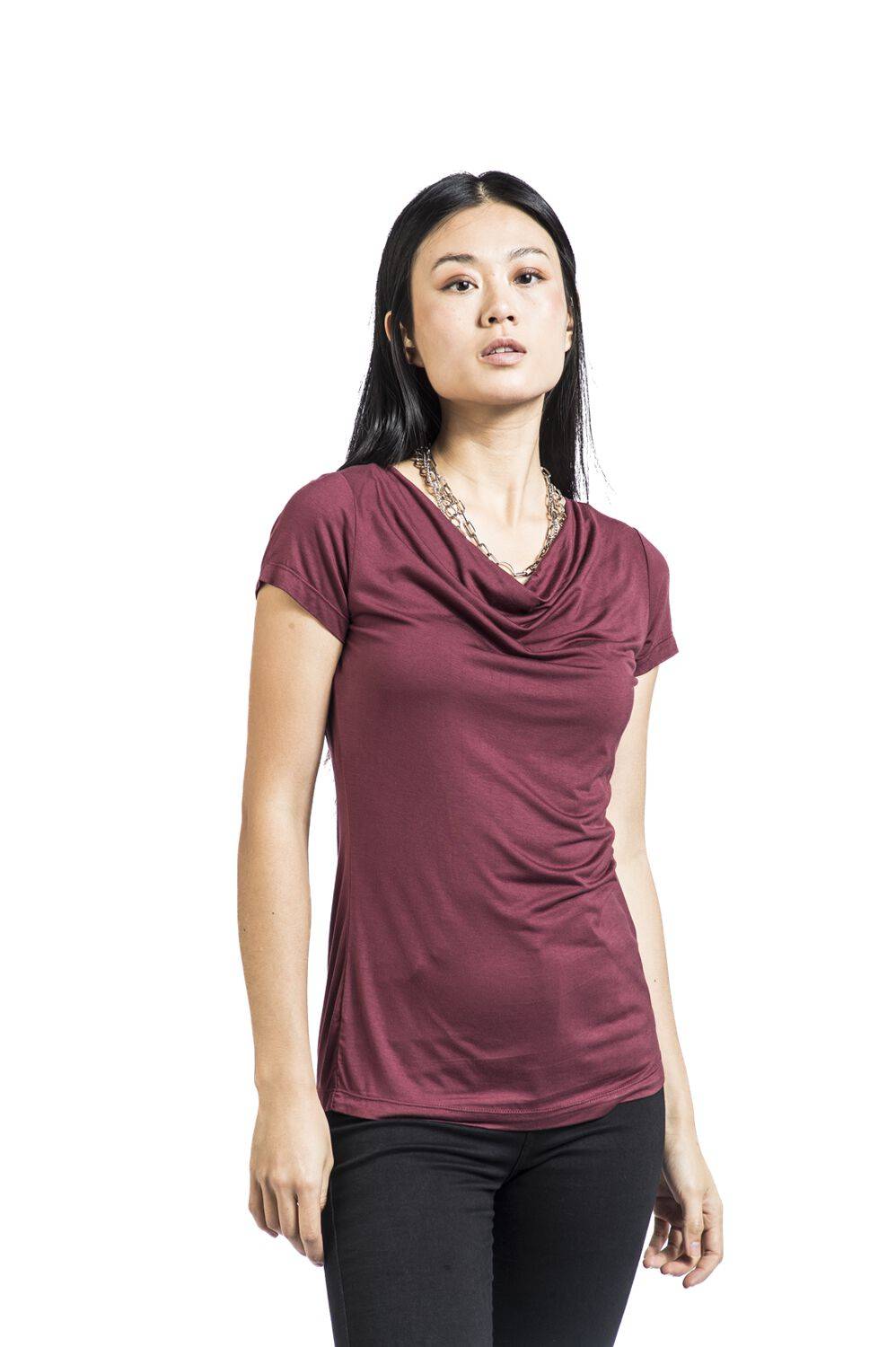 EMP T-Shirt dunkelrot von Black Premium by EMP Neueste Mode