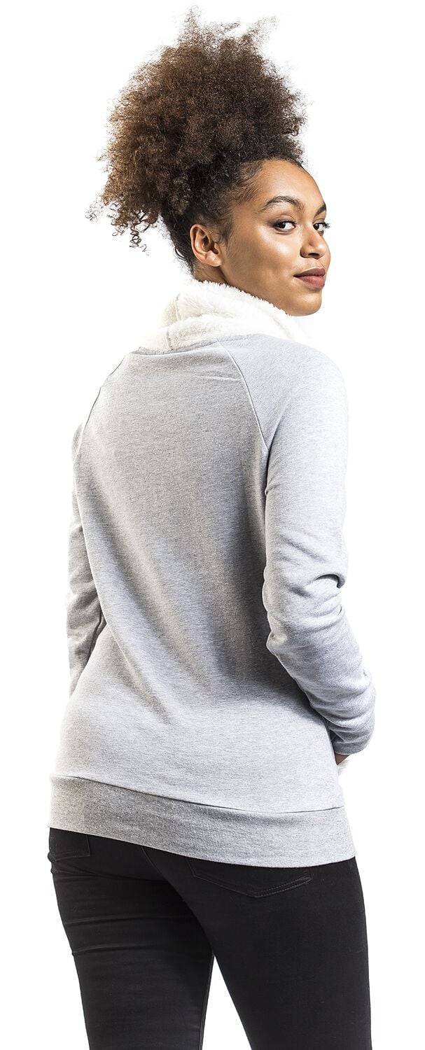 EMP "Ich bin nicht dick. Ich bin flauschig!" Sweatshirt grau meliert von Pummeleinhorn Online Outlet