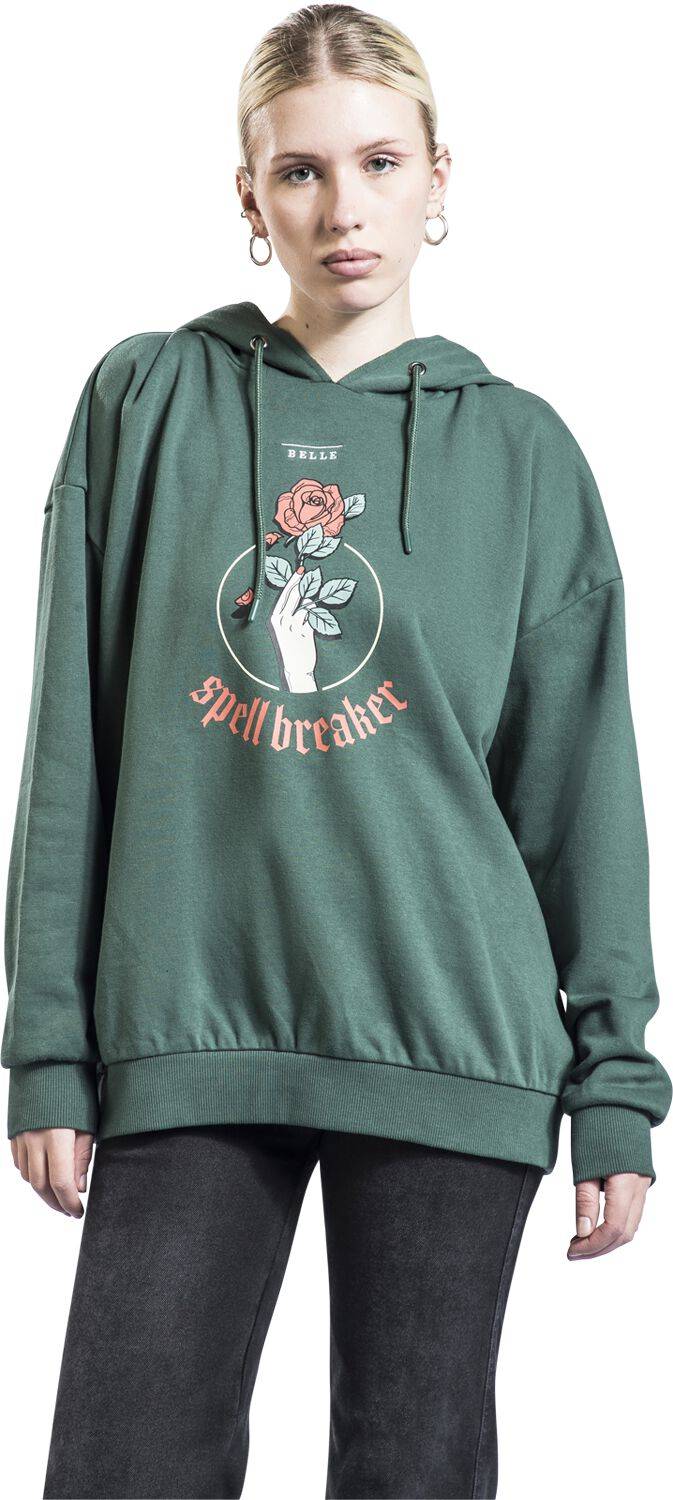 EMP "Disney Princess - Picnic Collection - Belle" Kapuzenpullover dunkelgrün von Die Schöne und das Biest Bestseller