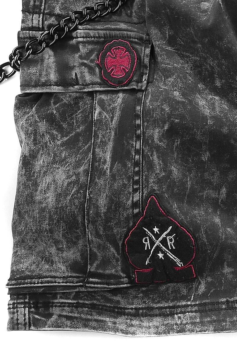 EMP Short dunkelgrau von Rock Rebel by EMP Räumungsverkauf