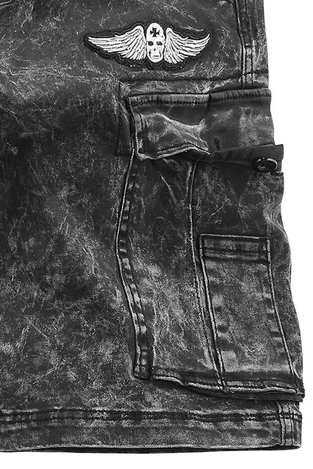 EMP Short dunkelgrau von Rock Rebel by EMP Räumungsverkauf