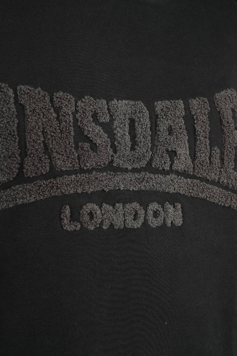 EMP "Kneep" Kapuzenpullover schwarz von Lonsdale London Letzter Tag