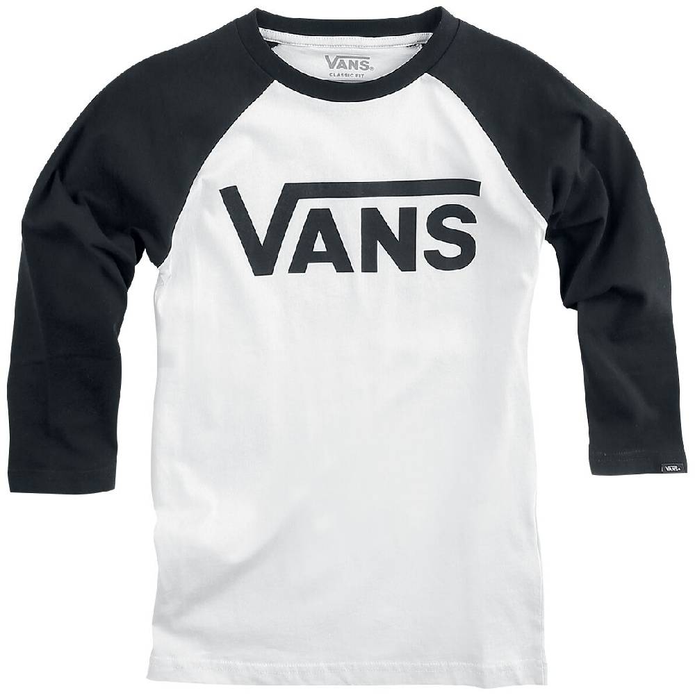 EMP "BY VANS Classic Raglan" Langarmshirt schwarz/weiß von Vans Kids Super Rabatt