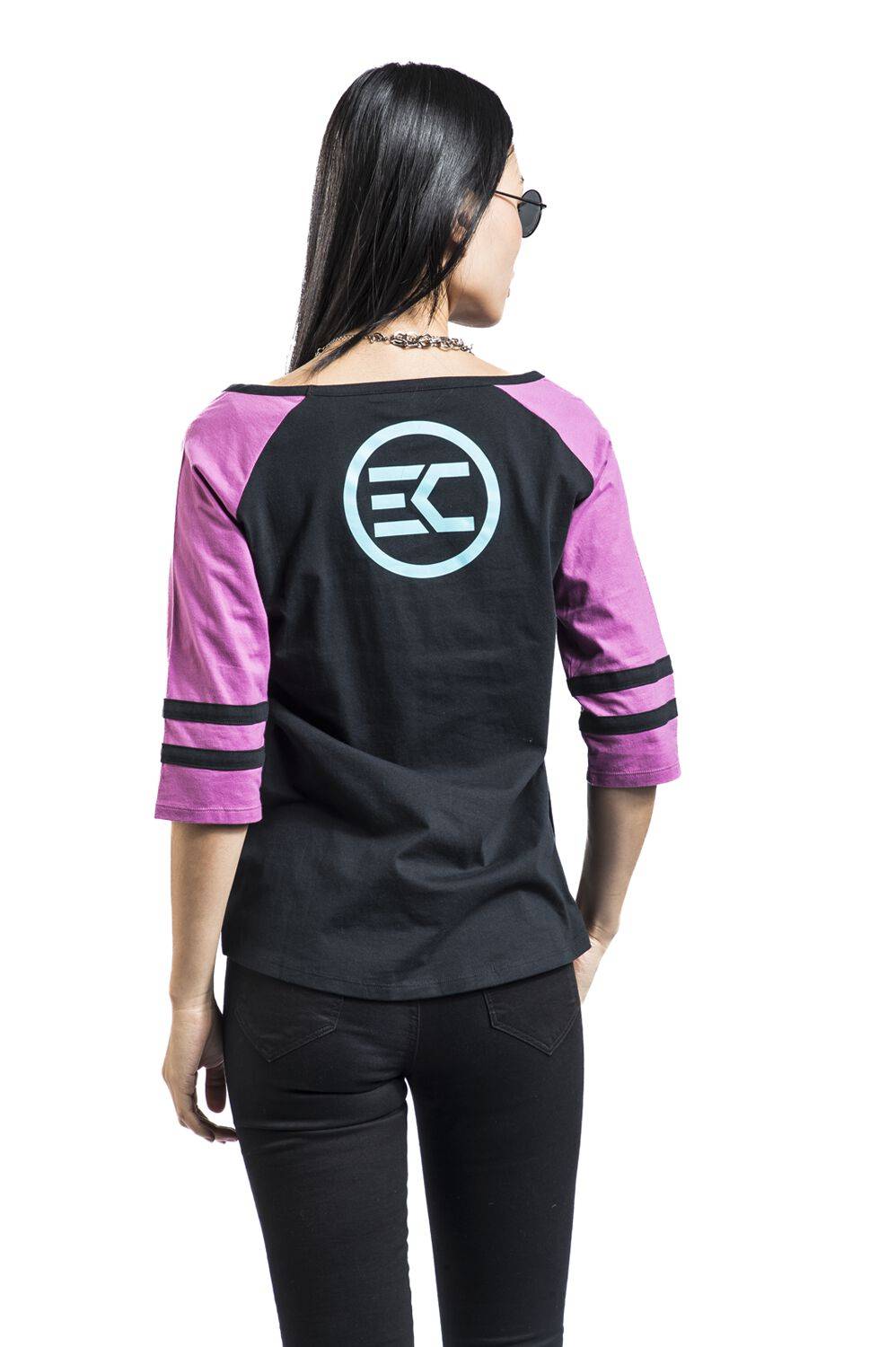 EMP "EMP Signature Collection" Langarmshirt schwarz/pink von Electric Callboy Limitierter Zeitrabatt