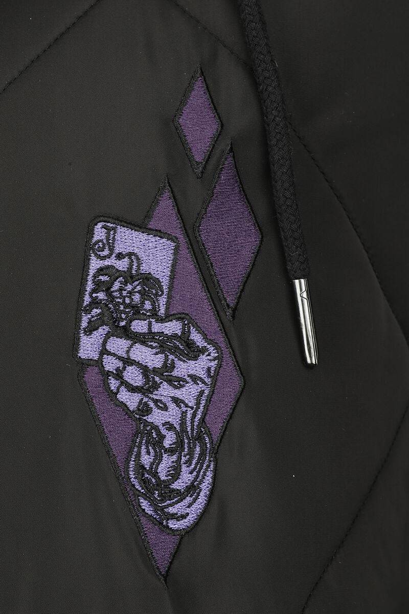 EMP "Joker" Wintermantel schwarz von Batman Rabatt