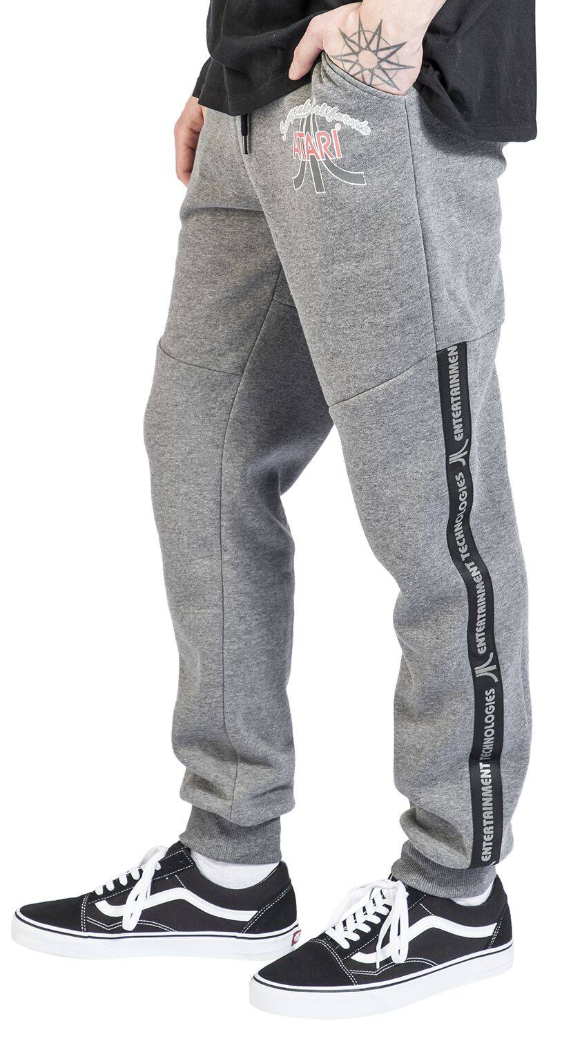 EMP "Vintage Logo" Trainingshose grau meliert von Atari Black Friday