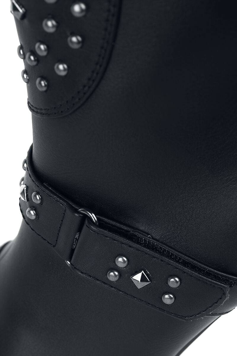 EMP Stiefel schwarz von Rock Rebel by EMP Valentinstagsangebot