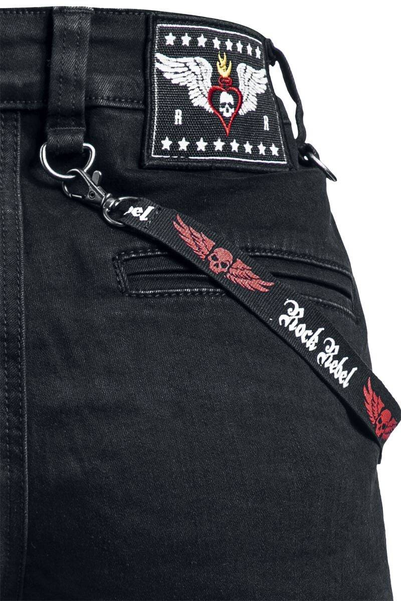 EMP Short schwarz von Rock Rebel by EMP Heißer Verkauf