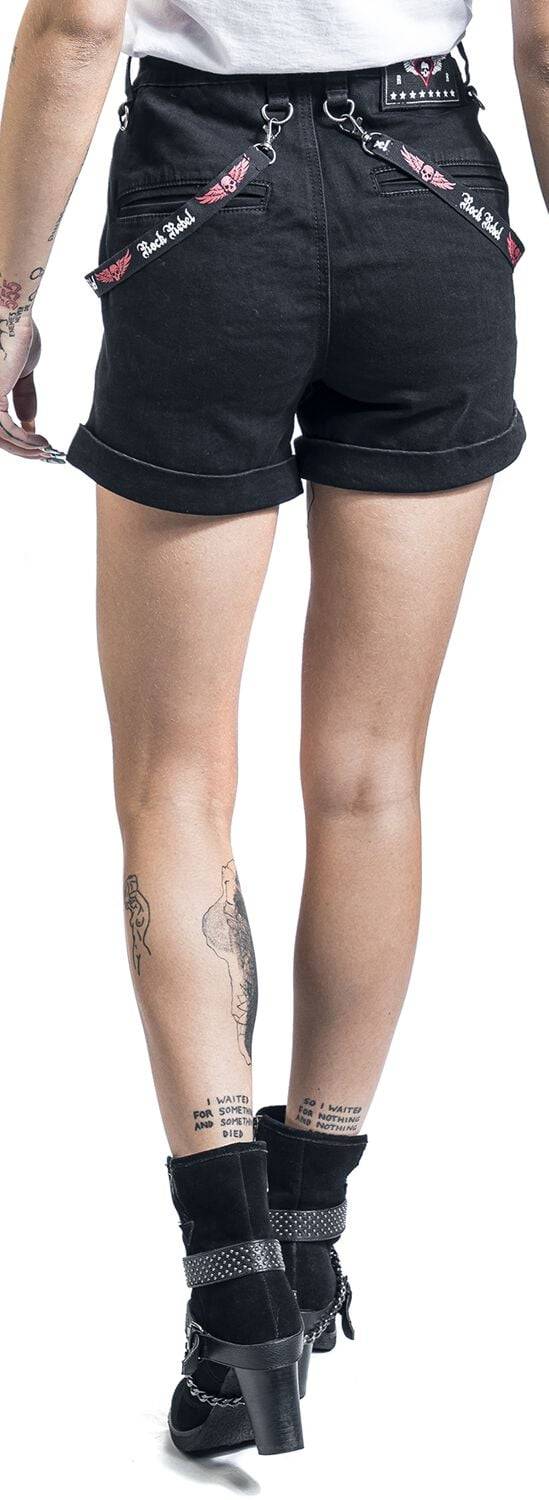 EMP Short schwarz von Rock Rebel by EMP Heißer Verkauf