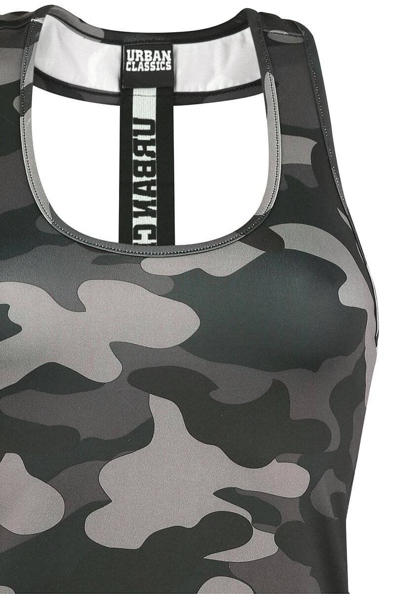 EMP "Ladies CamoTop" Top darkcamo von Urban Classics Zeitlich begrenztes Angebot