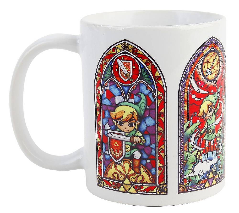 EMP "Stained Glass" Tasse weiß von The Legend Of Zelda Räumungsverkauf