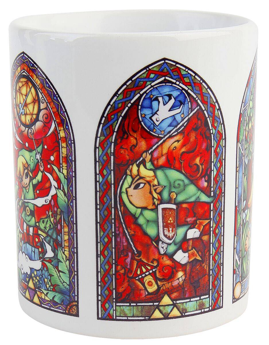 EMP "Stained Glass" Tasse weiß von The Legend Of Zelda Räumungsverkauf
