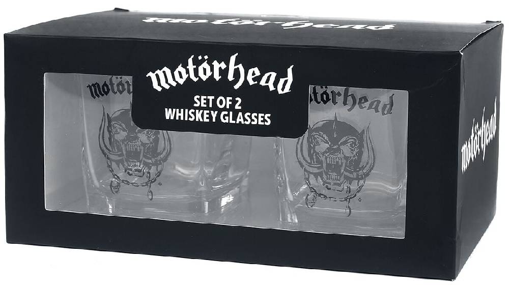 EMP "Whiskey Glas-Set" Whiskyglas klar von Motörhead Tägliche Deals