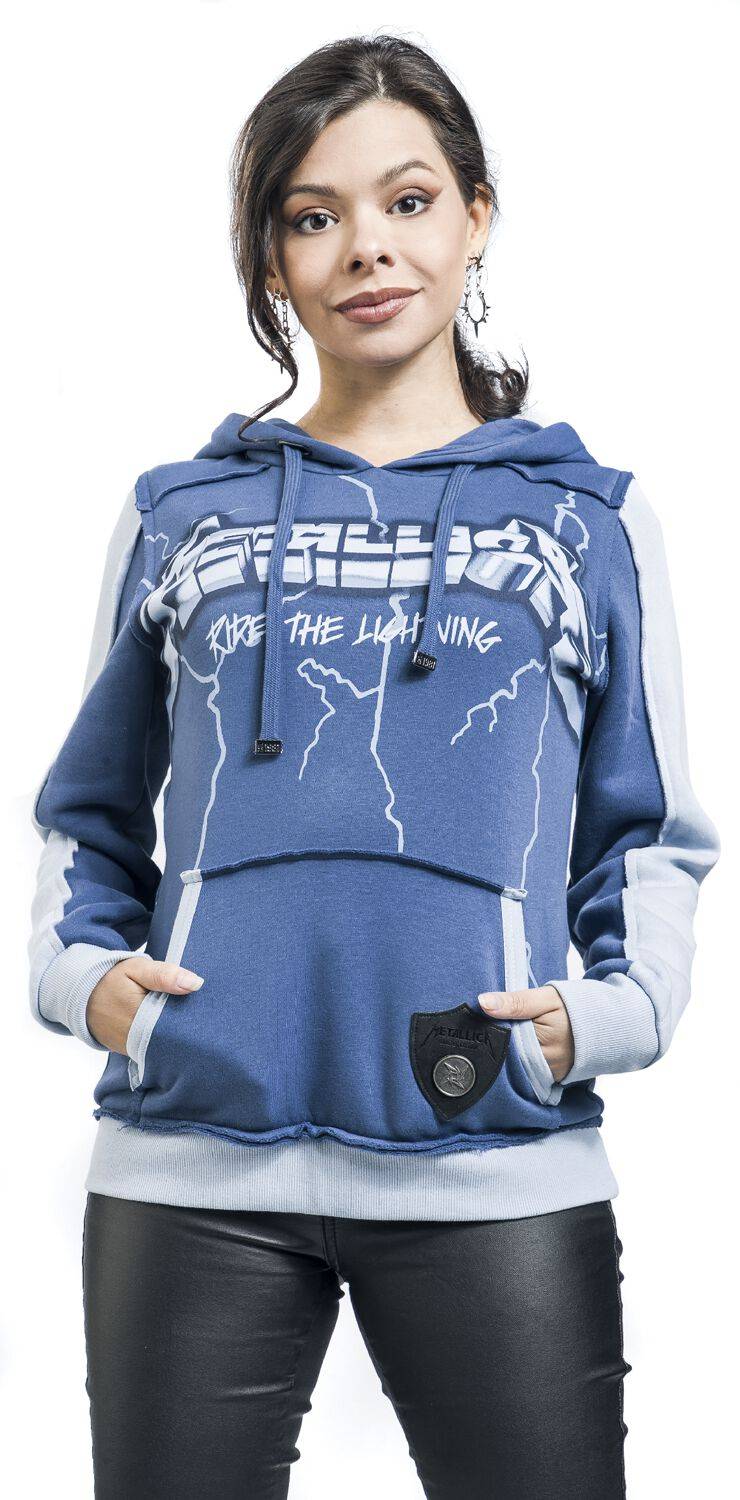 EMP "EMP Signature Collection" Kapuzenpullover blau von Metallica Zeitbegrenzte Promotion