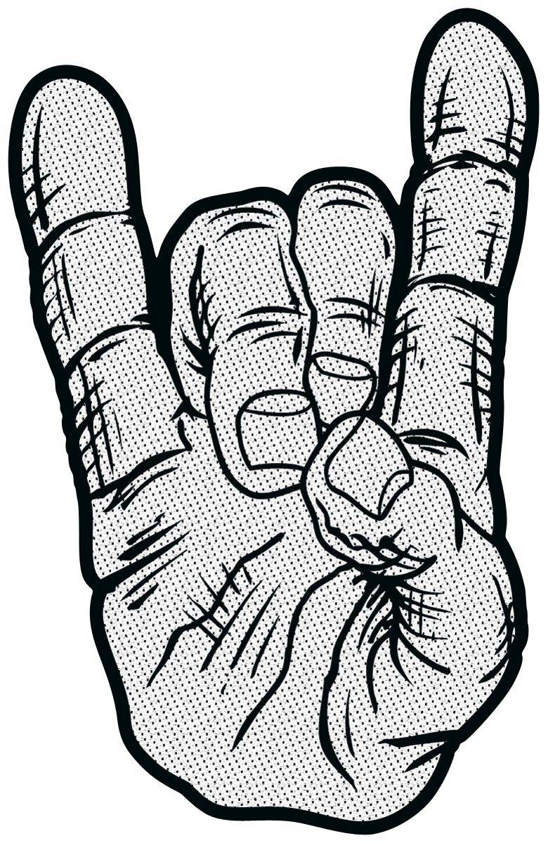 EMP "Devil Horns" Patch von Devil Horns Nur für heute