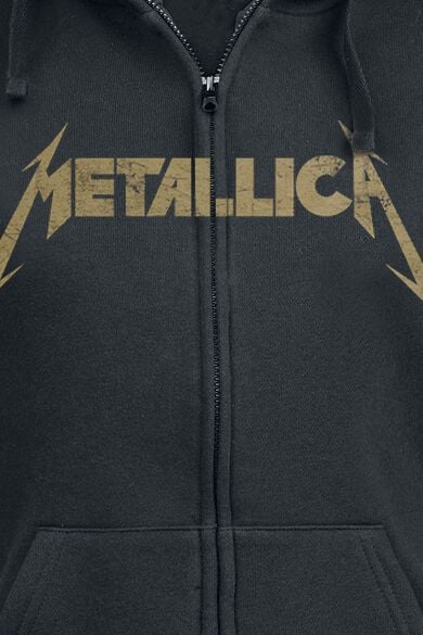 EMP "Hetfield Iron Cross Guitar" Kapuzenjacke schwarz von Metallica Sonderangebot der Fabrik