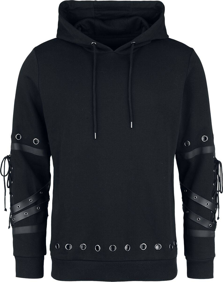 EMP Kapuzenpullover schwarz von Gothicana by EMP Fabrikladen